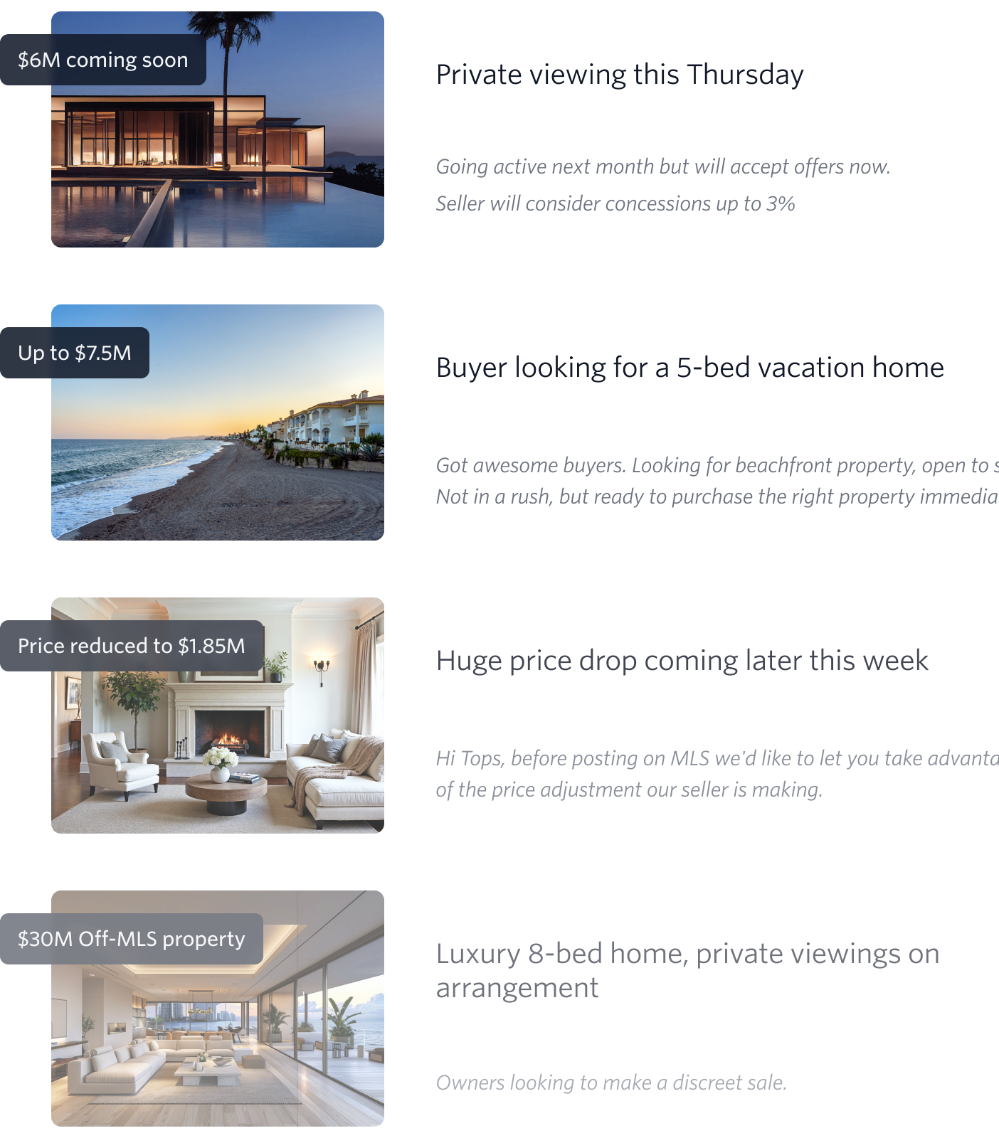 Portrait of real estate